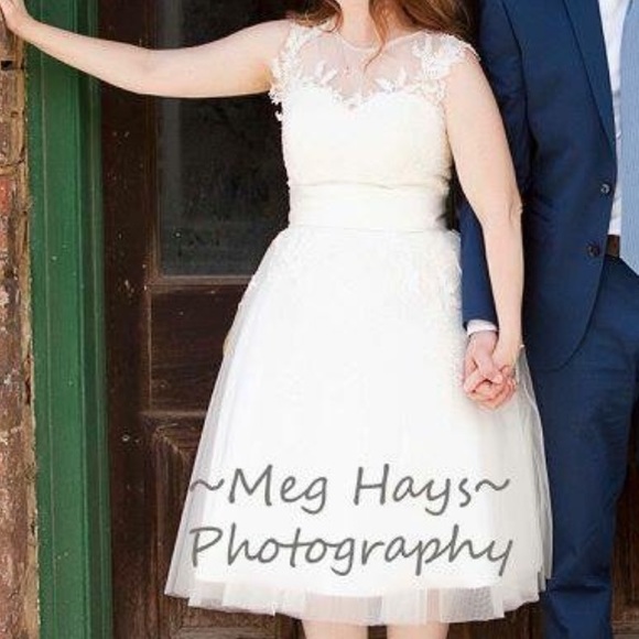 🤑BEST OFFER🤑 Short length wedding dress - Picture 7 of 8